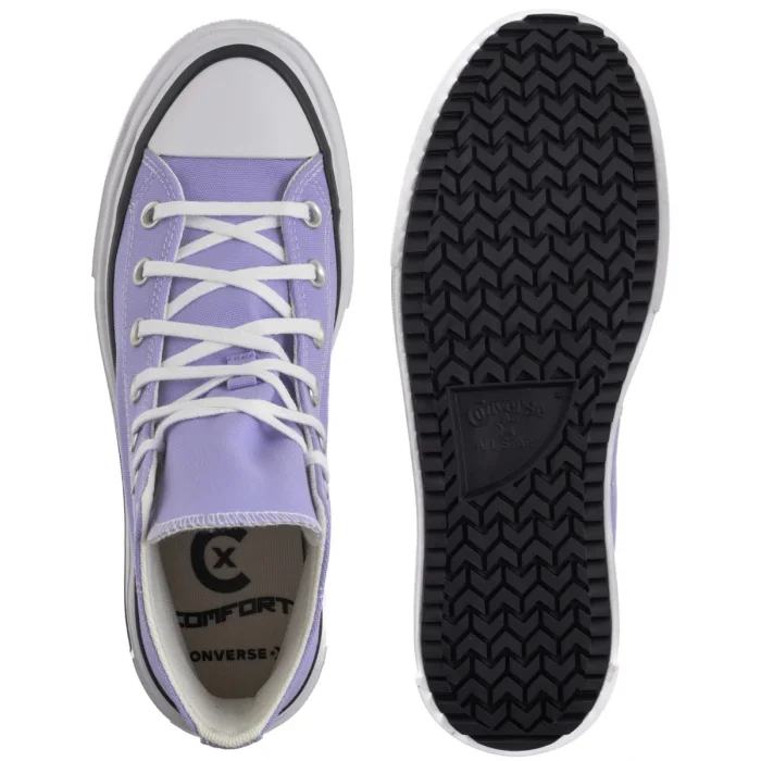 Trampki Converse CTAS Lift Double Stack Hi Violet Heat/Egret/Black A15206C – zdjęcie 5