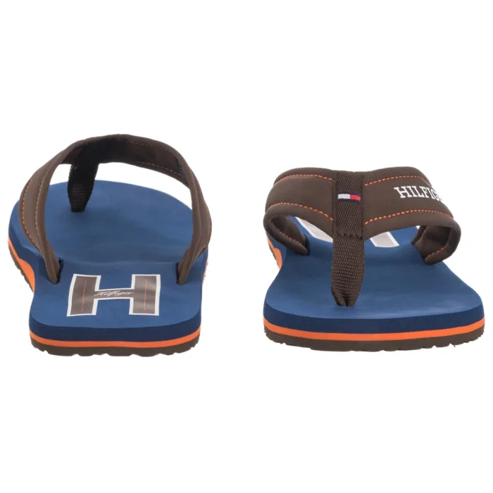 Japonki Tommy Hilfiger Hilfiger H Padded Beach Sandal Legacy Brown FM0FM05536 GV0 – zdjęcie 4