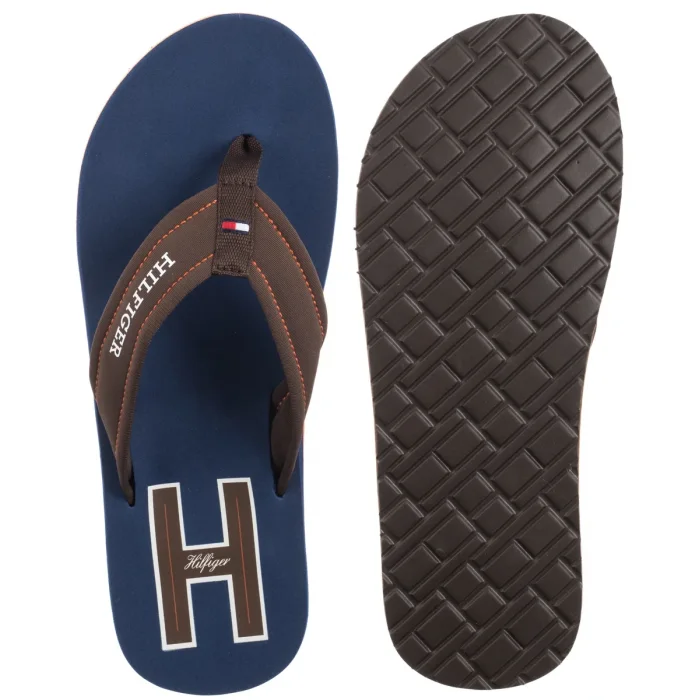 Japonki Tommy Hilfiger Hilfiger H Padded Beach Sandal Legacy Brown FM0FM05536 GV0 – zdjęcie 5