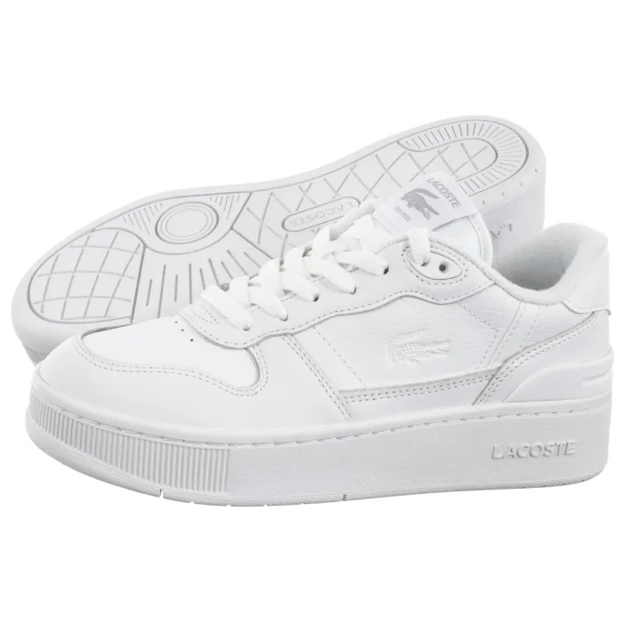Sneakersy Lacoste T-Clip Plat 224 1 Sfa Wht/Wht 748SFA0046.21G – zdjęcie 1