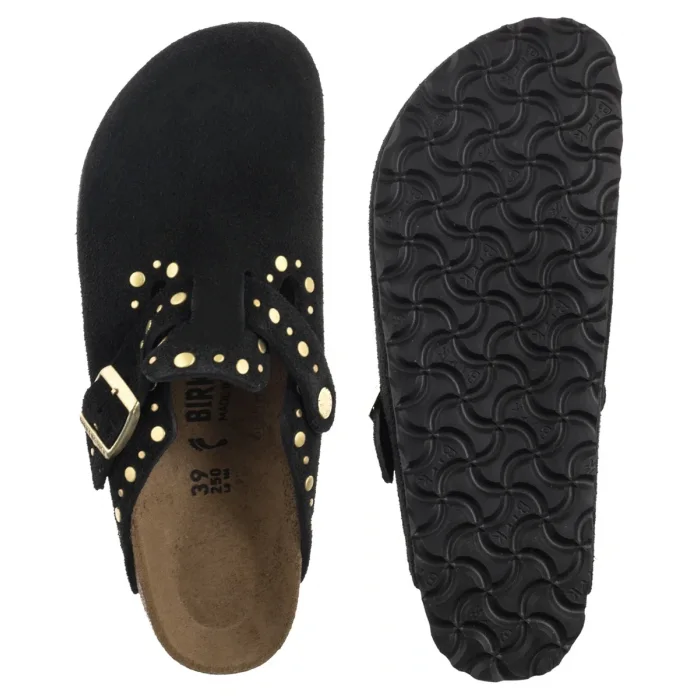 Klapki Birkenstock Boston Rivet Border Black 1030491 – zdjęcie 5