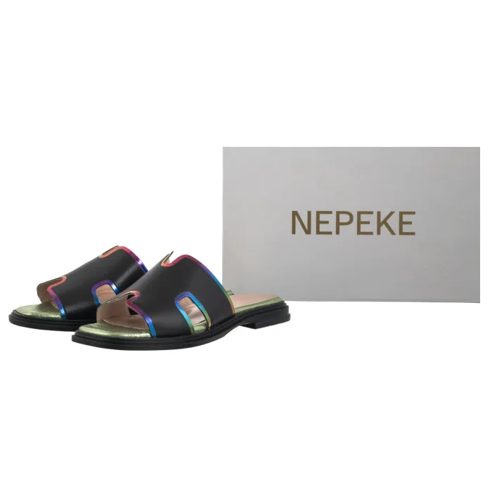 Klapki Nepeke Husso Black – zdjęcie 6