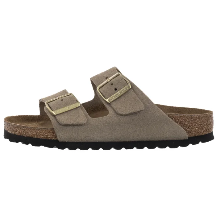 Klapki Birkenstock Arizona BS Suede Shimmering Taupe 1030269 – zdjęcie 2