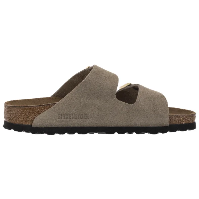 Klapki Birkenstock Arizona BS Suede Shimmering Taupe 1030269 – zdjęcie 3