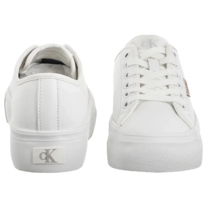 Buty Calvin Klein Vulc Flatform Lth Bright White YW0YW01886 YAF – zdjęcie 4