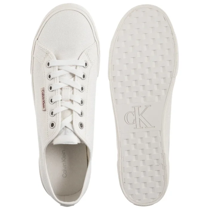 Tenisówki Calvin Klein Ess Vulc Low Mg Cv Triple Bright White YM0YM01301 0K4 – zdjęcie 5
