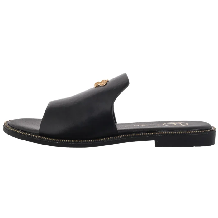 Klapki Filippo Czarne DK6975/25 BK – zdjęcie 2