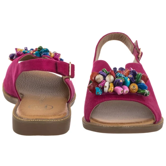 Sandały Filippo Fuksja DS6230/26 FH – zdjęcie 4