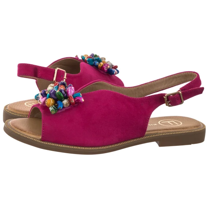 Sandały Filippo Fuksja DS6230/26 FH – zdjęcie 1