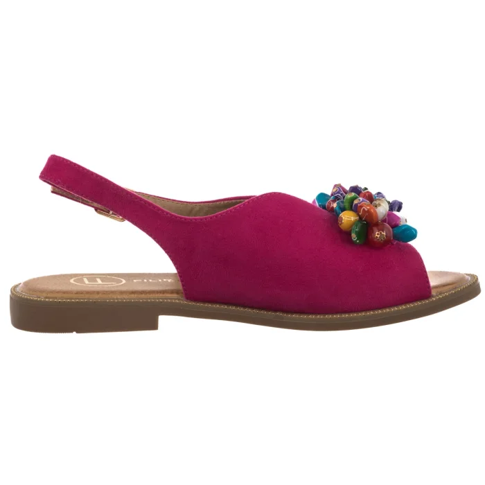 Sandały Filippo Fuksja DS6230/26 FH – zdjęcie 3