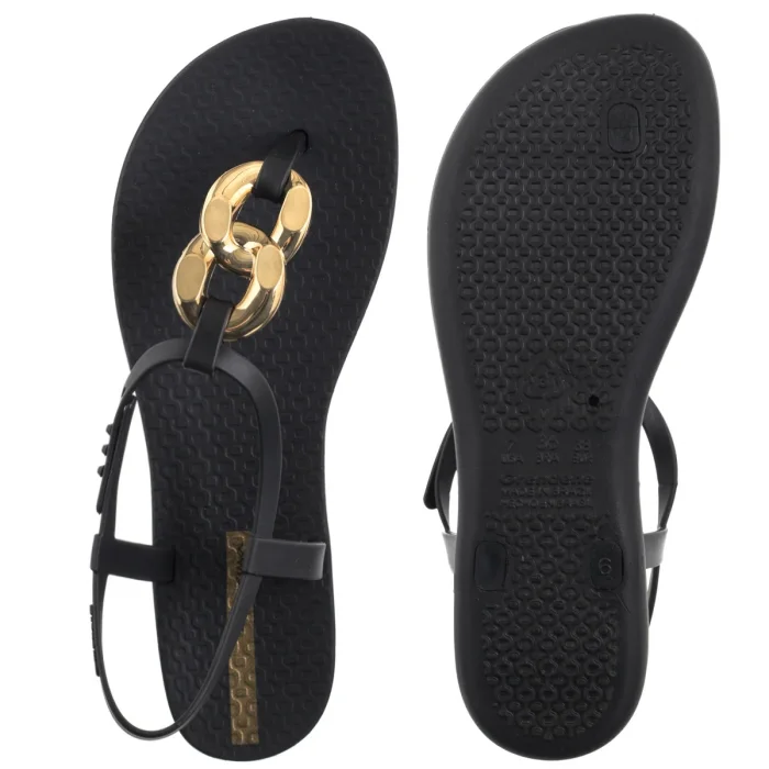Sandały Ipanema Class Connect II Fem 83701/BC837 Black/Black/Gold – zdjęcie 5