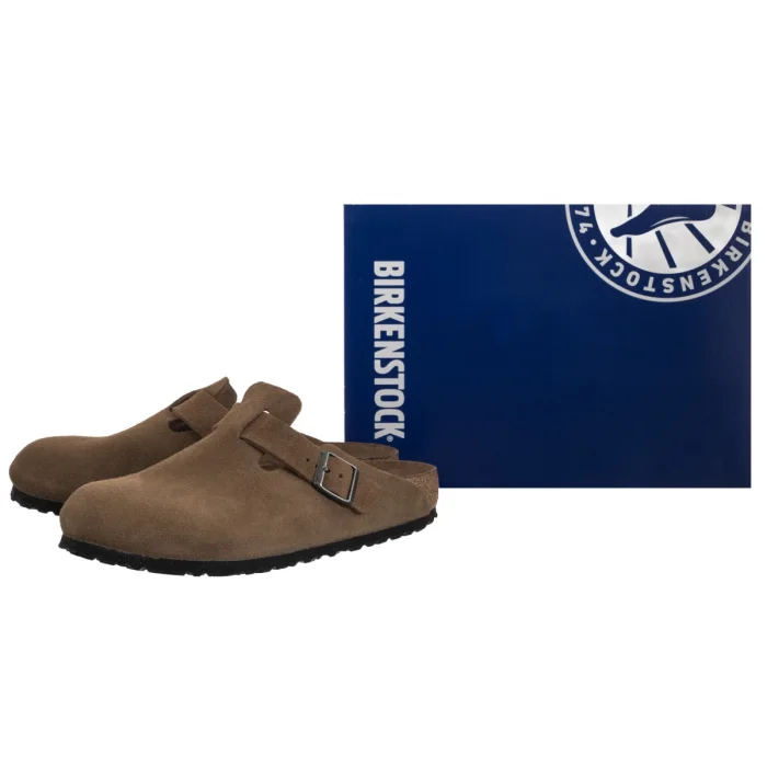Klapki Birkenstock Boston BS SF Dark Tea Tonal 1030814 – zdjęcie 6