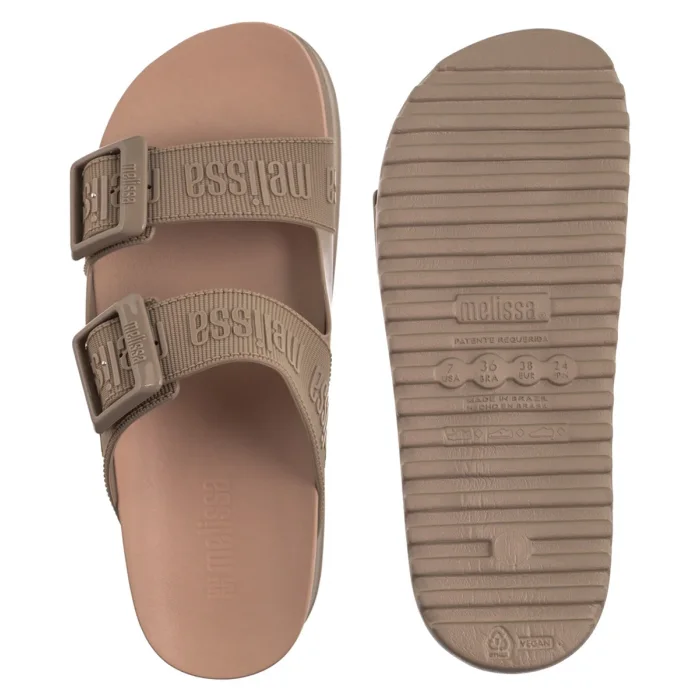 Klapki Melissa Cozy M Lover Platform 35977/BL948 Beige – zdjęcie 5
