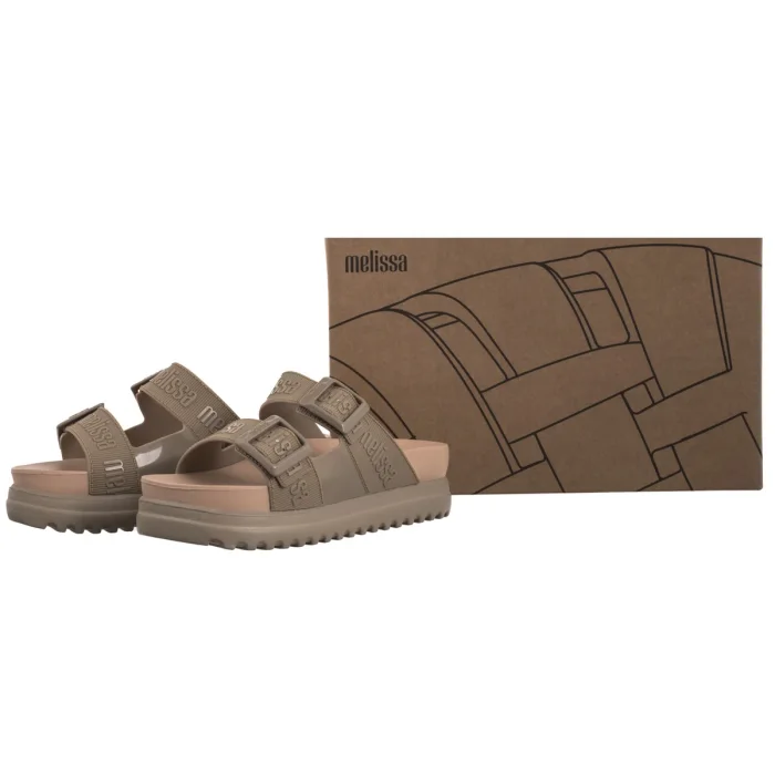 Klapki Melissa Cozy M Lover Platform 35977/BL948 Beige – zdjęcie 6
