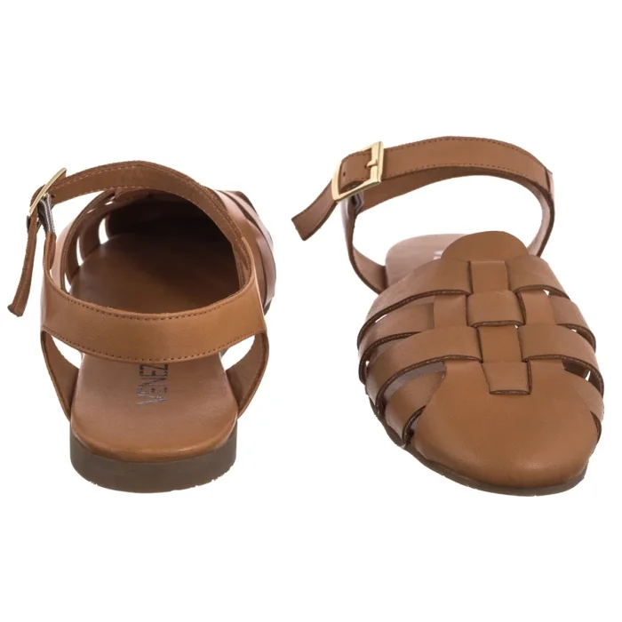 Sandały Venezia Brązowe G044LEBROBS129 – zdjęcie 4