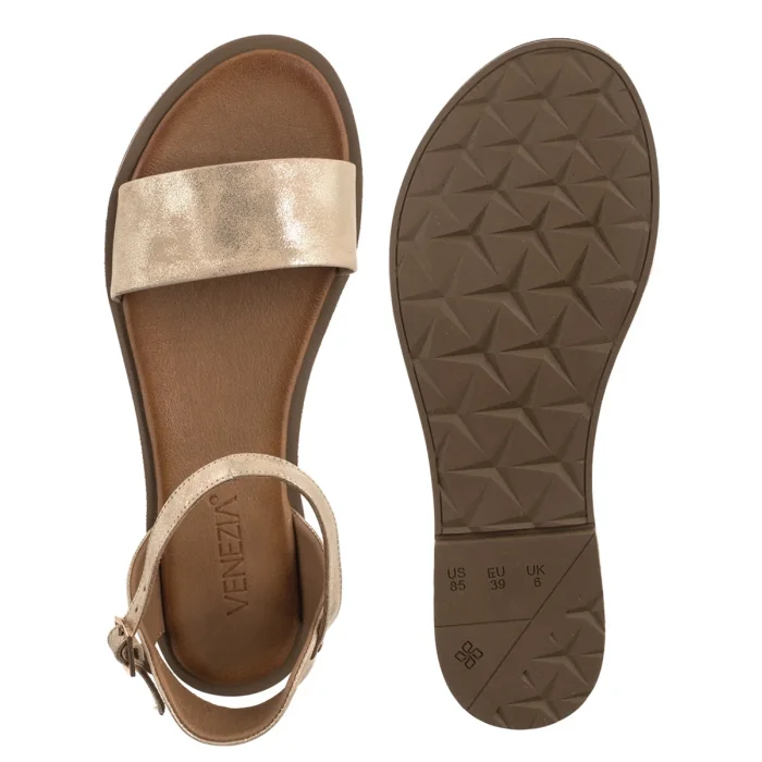 Sandały Venezia Złote H020NUGOOBS045 – zdjęcie 5