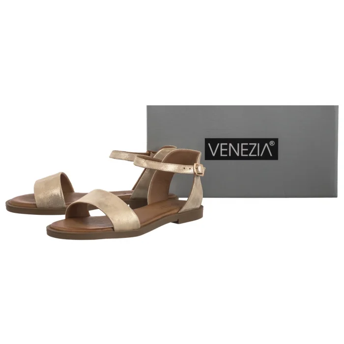 Sandały Venezia Złote H020NUGOOBS045 – zdjęcie 6