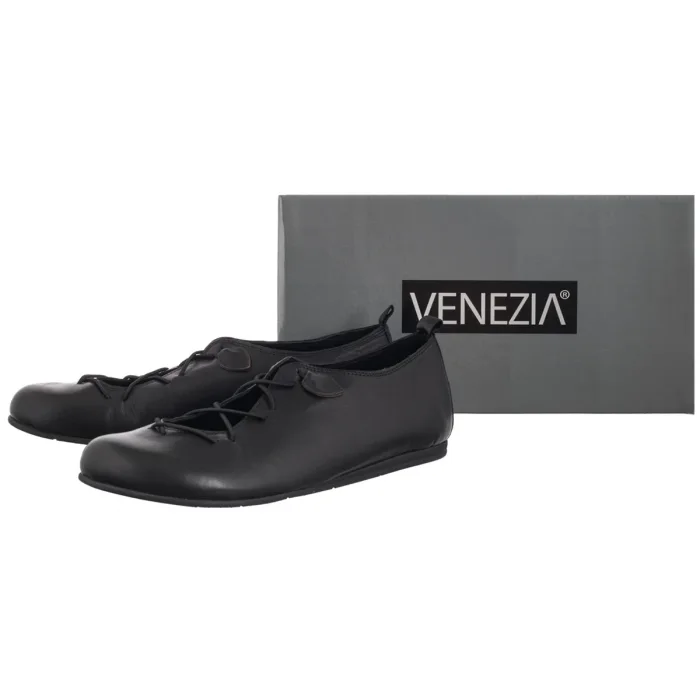 Półbuty Venezia Czarne G016LEBLOBA129 – zdjęcie 6