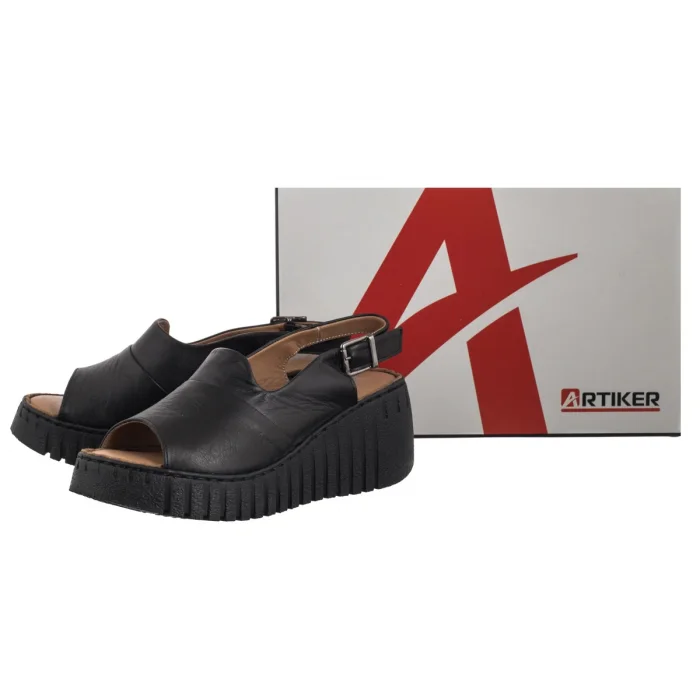 Sandały Artiker Czarne 54C0791 – zdjęcie 6