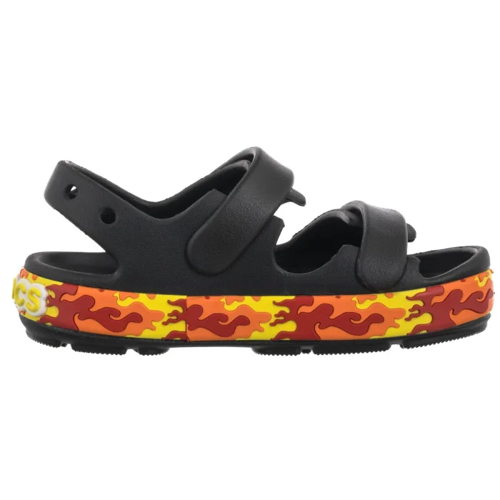 Sandałki Crocs Crocband Cruiser Flames Sandal Kid's Black 211269-001 – zdjęcie 3