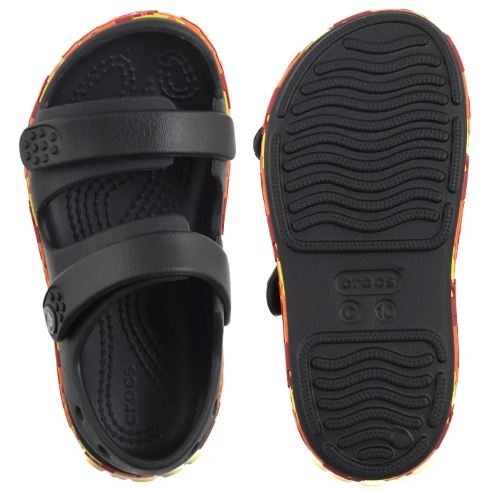 Sandałki Crocs Crocband Cruiser Flames Sandal Kid's Black 211269-001 – zdjęcie 5