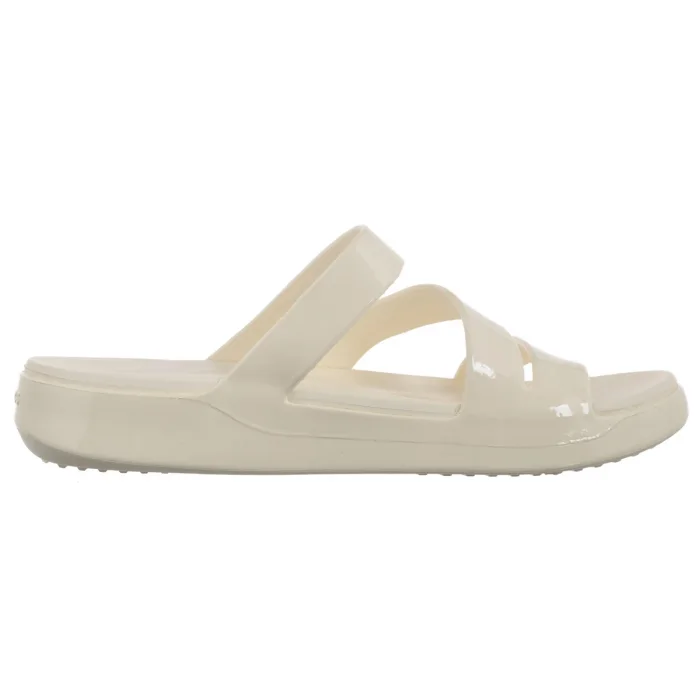 Klapki Crocs Getaway Patent Strappy Chalk 211296-0WV – zdjęcie 3