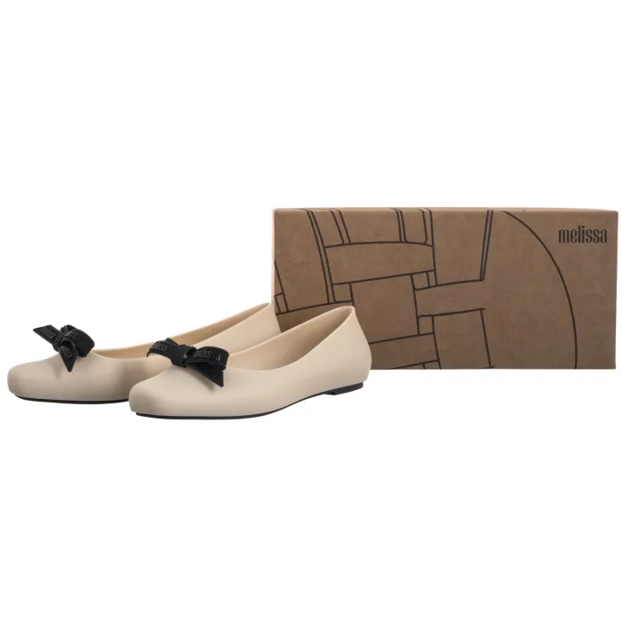 Baleriny Melissa Aura Basic M Lover AD 36124/BI087 Beige/Black – zdjęcie 6