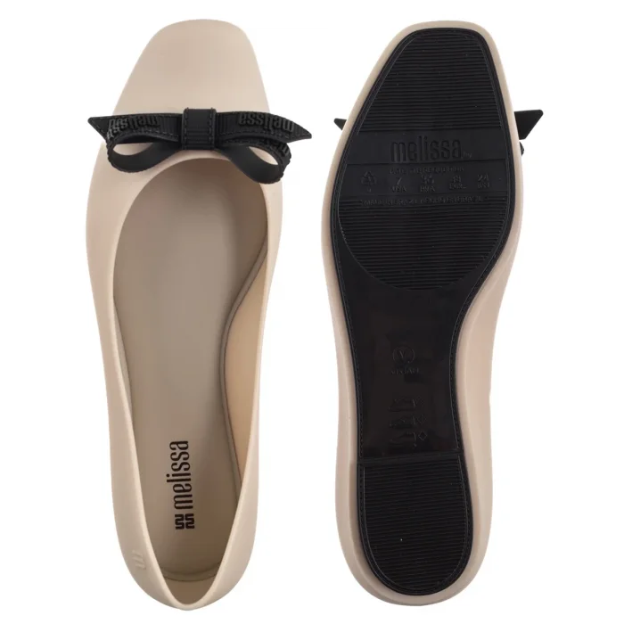 Baleriny Melissa Aura Basic M Lover AD 36124/BI087 Beige/Black – zdjęcie 5