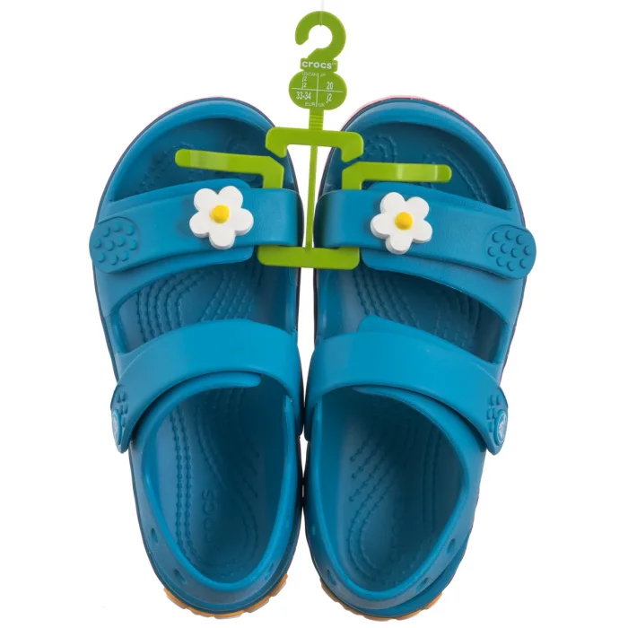 Sandałki Crocs Crocband Cruiser Ricrac Sandal Kid's Marina 211028-4WG – zdjęcie 6