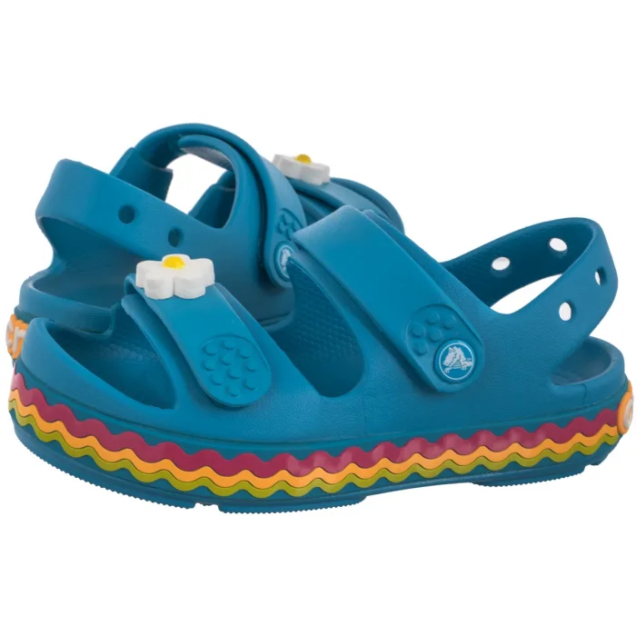 Sandałki Crocs Crocband Cruiser Ricrac Sandal Kid's Marina 211028-4WG – zdjęcie 1