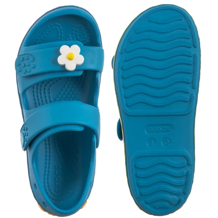 Sandałki Crocs Crocband Cruiser Ricrac Sandal Kid's Marina 211028-4WG – zdjęcie 5