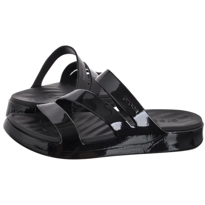 Klapki Crocs Getaway Patent Strappy Black 211296-001 – zdjęcie 1