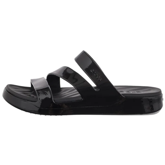 Klapki Crocs Getaway Patent Strappy Black 211296-001 – zdjęcie 2