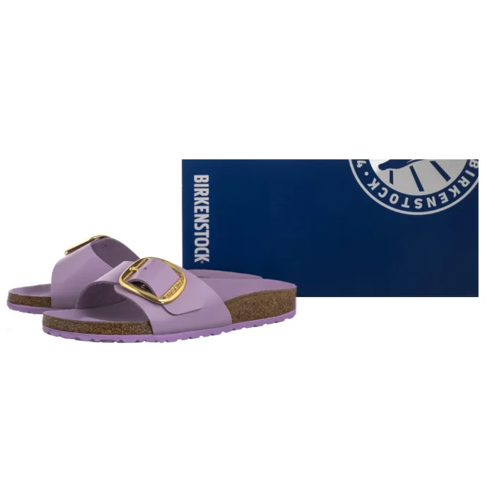 Klapki Birkenstock Madrid Big Buckle High-Shine Crocus 1030366 – zdjęcie 6