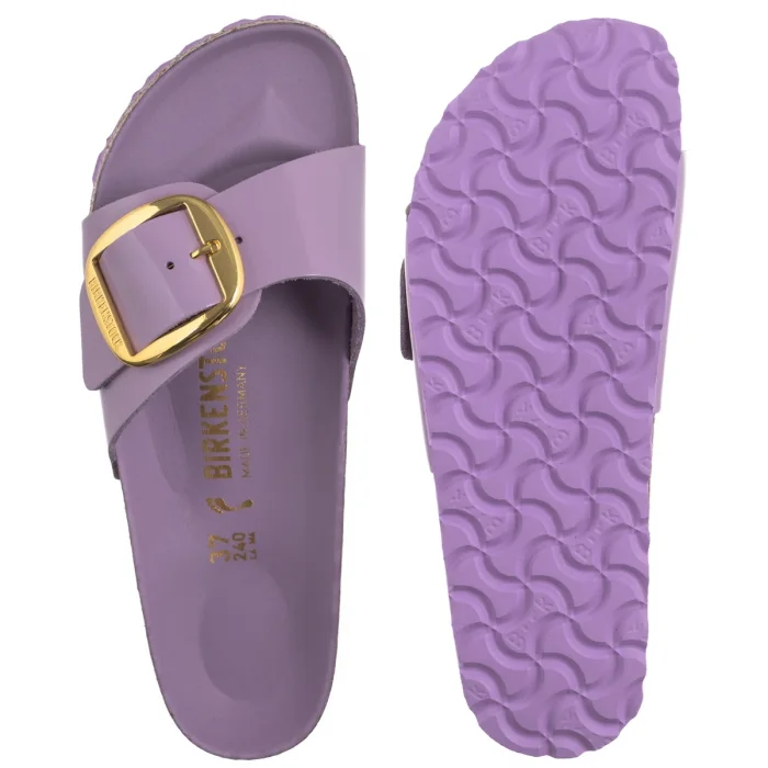 Klapki Birkenstock Madrid Big Buckle High-Shine Crocus 1030366 – zdjęcie 5