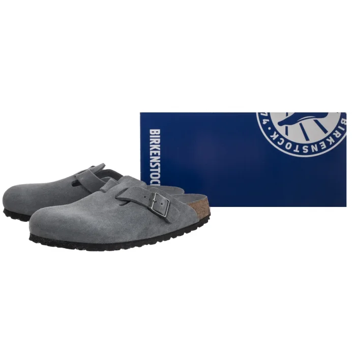 Klapki Birkenstock Boston BS Soft Footbed Basalt Gray Tonal FB 1030874 – zdjęcie 6