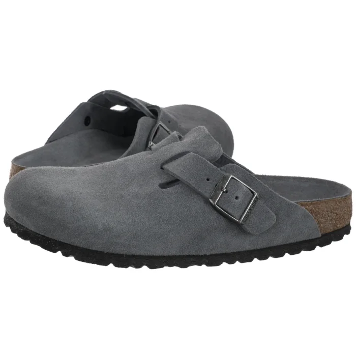 Klapki Birkenstock Boston BS Soft Footbed Basalt Gray Tonal FB 1030874 – zdjęcie 1
