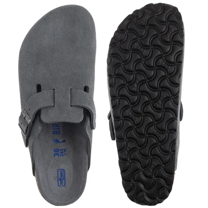 Klapki Birkenstock Boston BS Soft Footbed Basalt Gray Tonal FB 1030874 – zdjęcie 5
