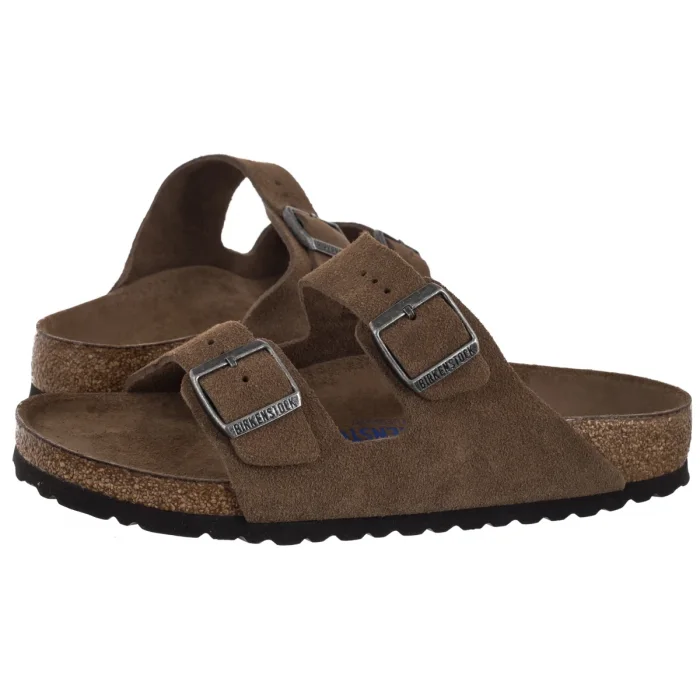Klapki Birkenstock Arizona BS Soft Footbed Dark Tea Tonal FB 1030863 – zdjęcie 1