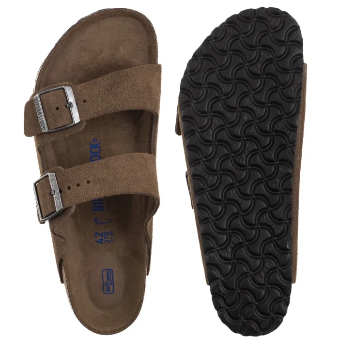 Klapki Birkenstock Arizona BS Soft Footbed Dark Tea Tonal FB 1030863 – zdjęcie 5