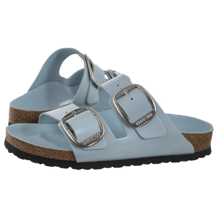 Klapki Birkenstock Arizona Big Buckle High-Shine Baby Blue 1030374 – zdjęcie 1