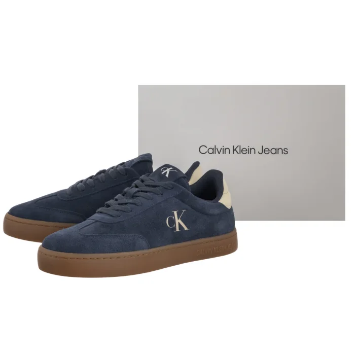 Sneakersy Calvin Klein Classic Cupsole Mg Su Calvin Navy/Gum YM0YM01300 DW4 – zdjęcie 6