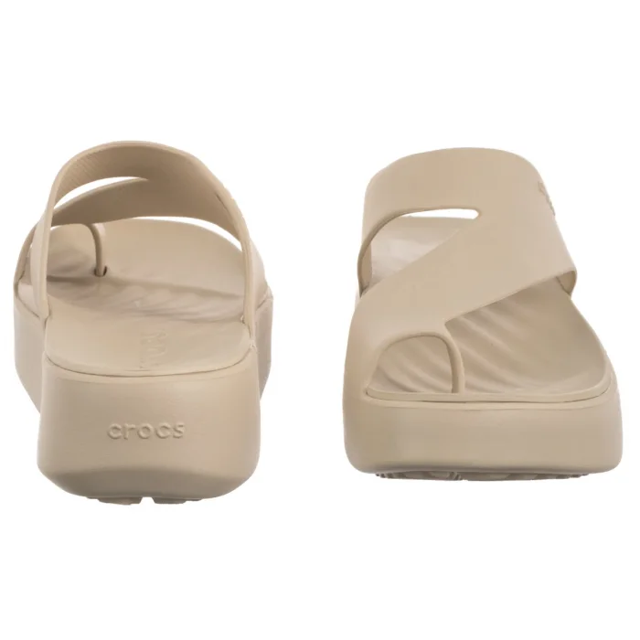 Japonki Crocs Getaway Platform Toe Loop Sandstone 210834-0LH – zdjęcie 4