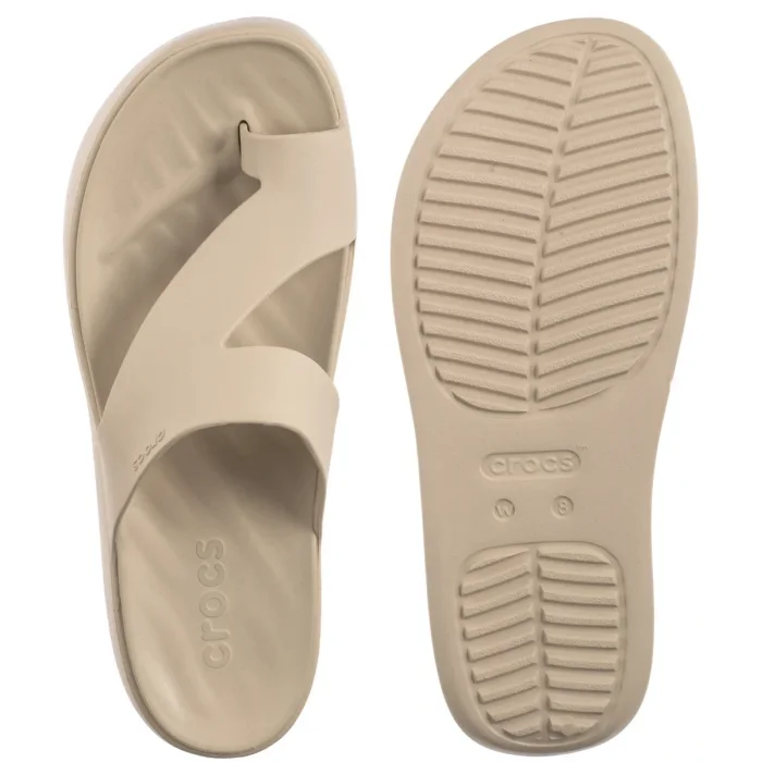 Japonki Crocs Getaway Platform Toe Loop Sandstone 210834-0LH – zdjęcie 5