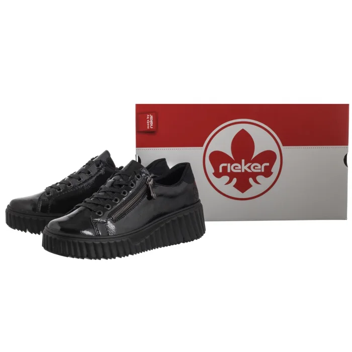 Sneakersy Rieker Czarne N2501-00 Black – zdjęcie 6