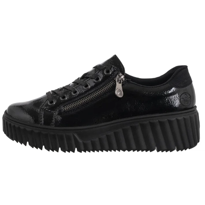 Sneakersy Rieker Czarne N2501-00 Black – zdjęcie 2