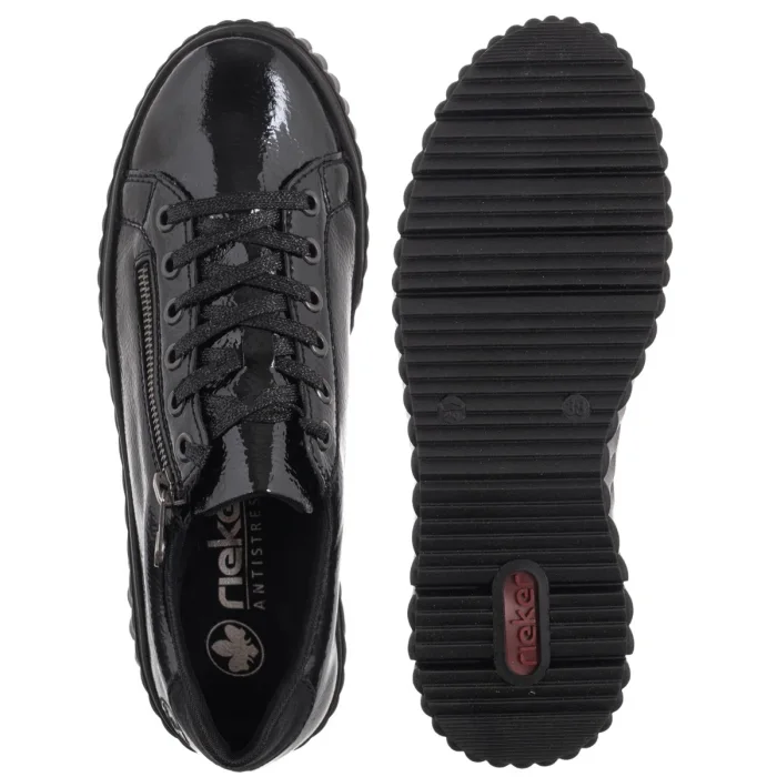 Sneakersy Rieker Czarne N2501-00 Black – zdjęcie 5