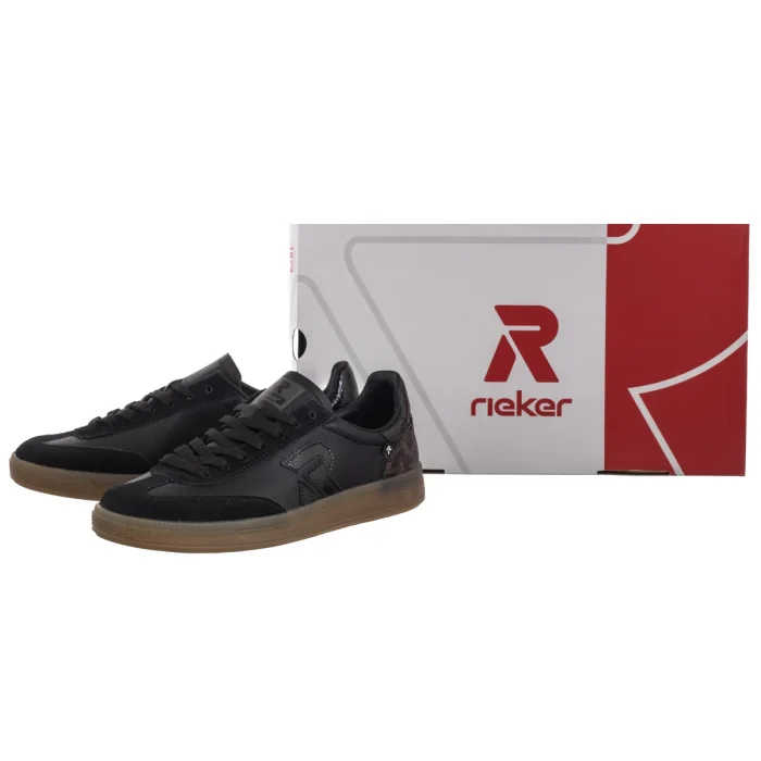 Sneakersy Rieker Czarne W2200-03 Black – zdjęcie 6