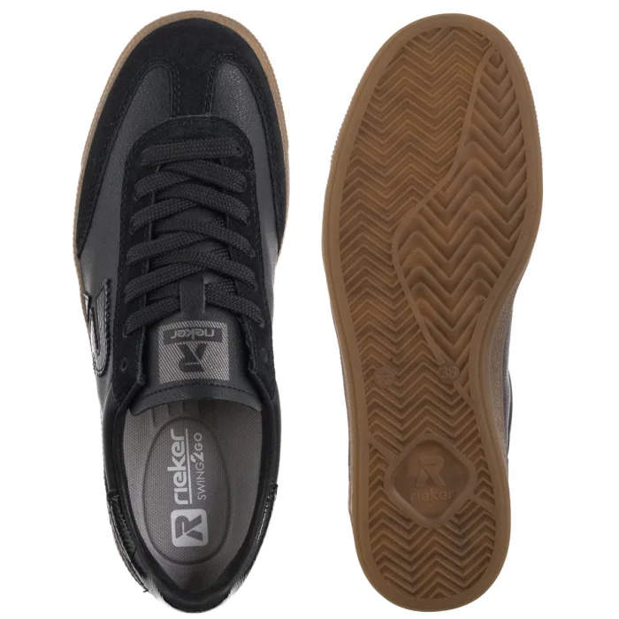 Sneakersy Rieker Czarne W2200-03 Black – zdjęcie 5