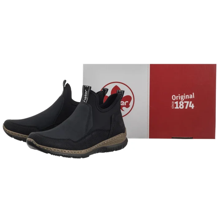 Botki Rieker Czarne N3275-00 Black – zdjęcie 6